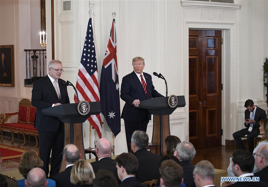 U.S.-WASHINGTON D.C.-TRUMP-AUSTRALIA-PM-PRESS CONFERENCE