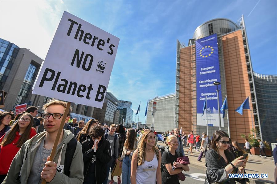 BELGIUM-BRUSSELS-CLIMATE CHANGE-MARCH