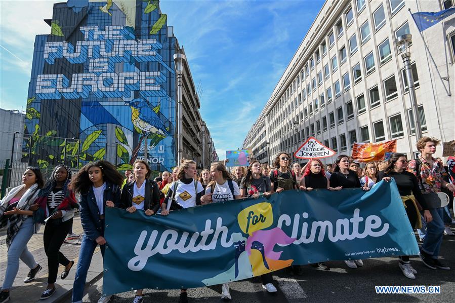 BELGIUM-BRUSSELS-CLIMATE CHANGE-MARCH
