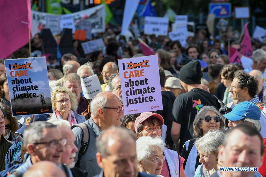 BELGIUM-BRUSSELS-CLIMATE CHANGE-MARCH