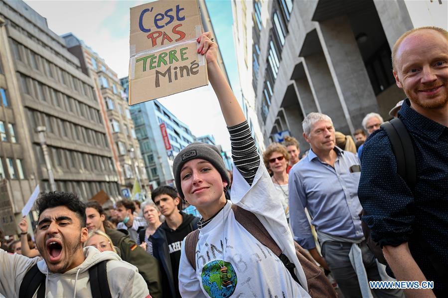 BELGIUM-BRUSSELS-CLIMATE CHANGE-MARCH