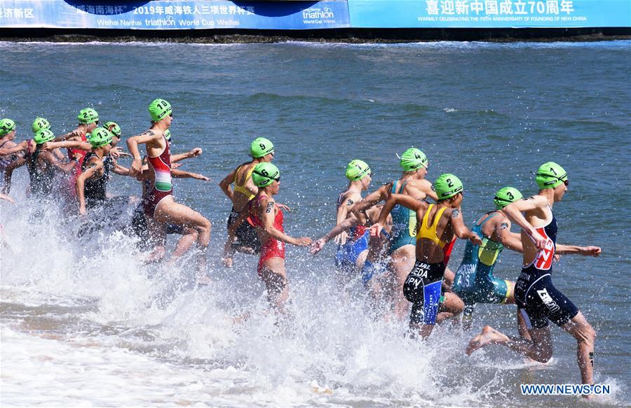 (SP)CHINA-WEIHAI-TRIATHLON-WORLD CUP (CN)