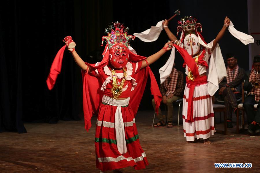NEPAL-KATHMANDU-CULTURE-BHAIRAV DANCE