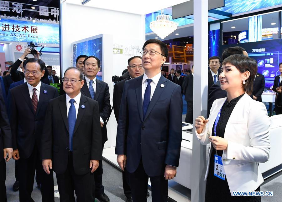 CHINA-NANNING-HAN ZHENG-ASEAN-EXPO-OPENING