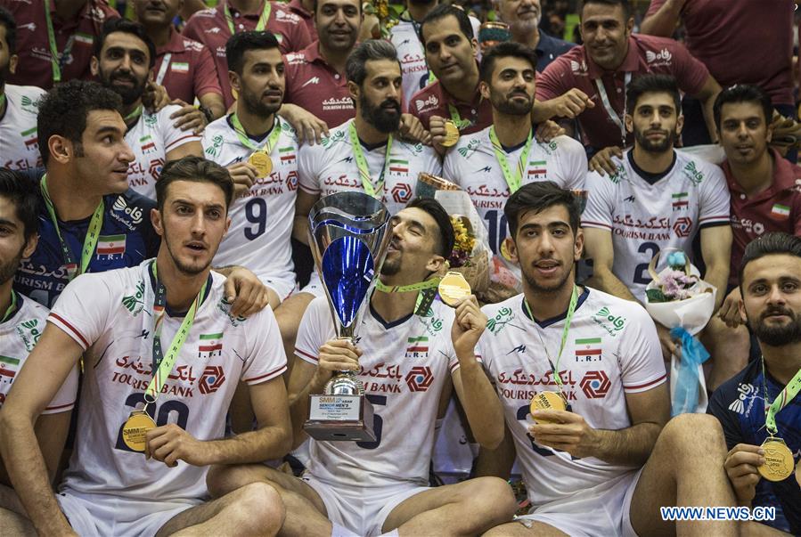 (SP)IRAN-TEHRAN-VOLLEYBALL-ASIAN MEN'S CHAMPIONSHIP-AWARDING CEREMONY