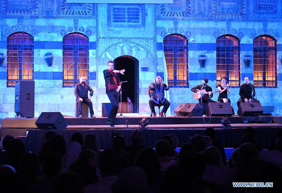 SYRIA-DAMASCUS-FLAMENCO-CONCERT