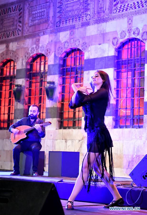 SYRIA-DAMASCUS-FLAMENCO-CONCERT