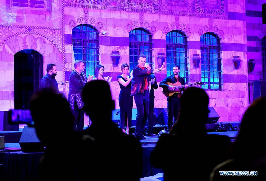 SYRIA-DAMASCUS-FLAMENCO-CONCERT