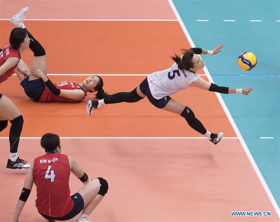 (SP)JAPAN-TOYAMA-VOLLEYBALL-WOMEN'S WORLD CUP-KOR VS ARG