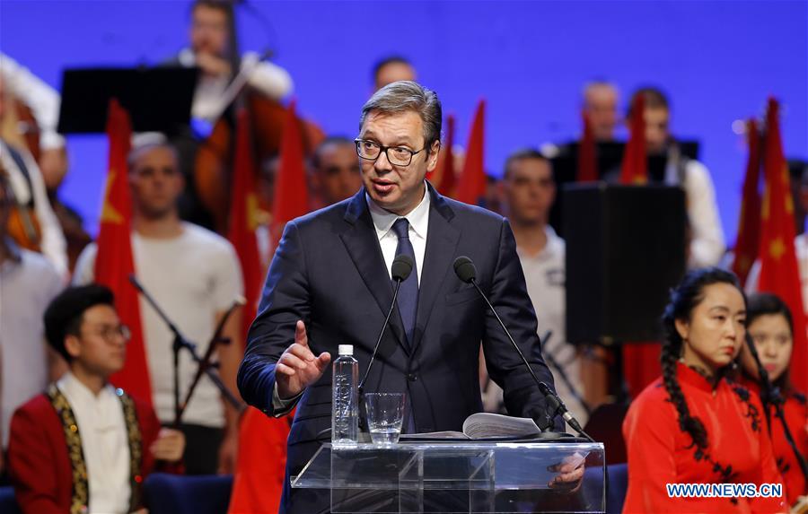 SERBIA-BELGRADE-CHINA-FOUNDING ANNIVERSARY-CELEBRATION