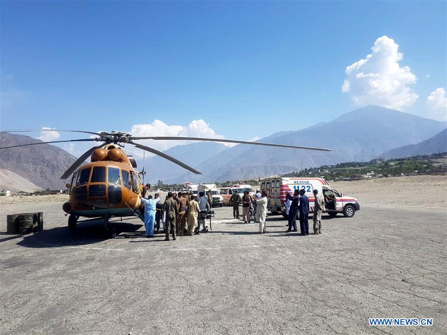 (SpotNews)PAKISTAN-CHILAS-ROAD ACCIDENT