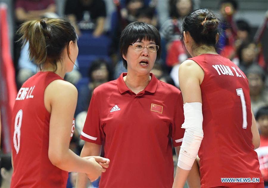 (SP)JAPAN-SAPPORO-VOLLEYBALL-WOMEN'S WORLD CUP-CHN VS BRA