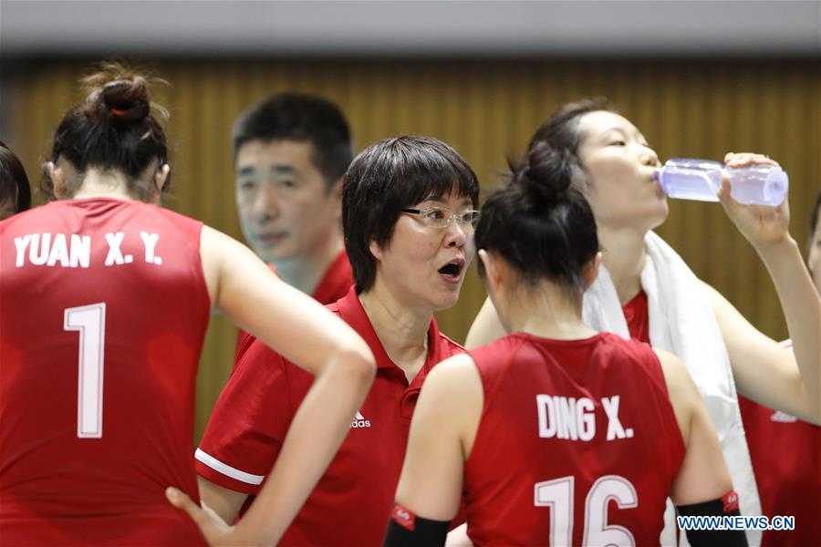 (SP)JAPAN-SAPPORO-VOLLEYBALL-WOMEN'S WORLD CUP-CHN VS BRA