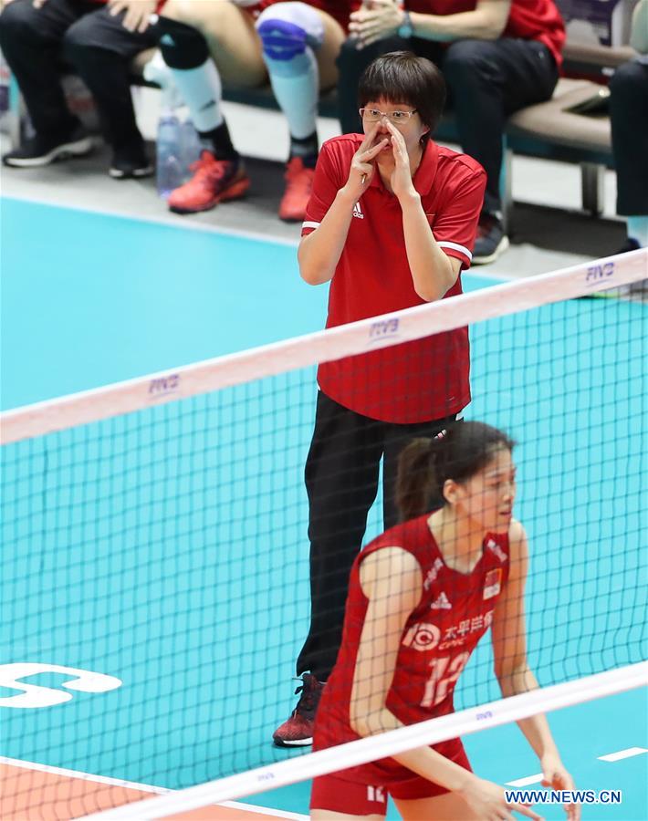 (SP)JAPAN-SAPPORO-VOLLEYBALL-WOMEN'S WORLD CUP-CHN VS BRA