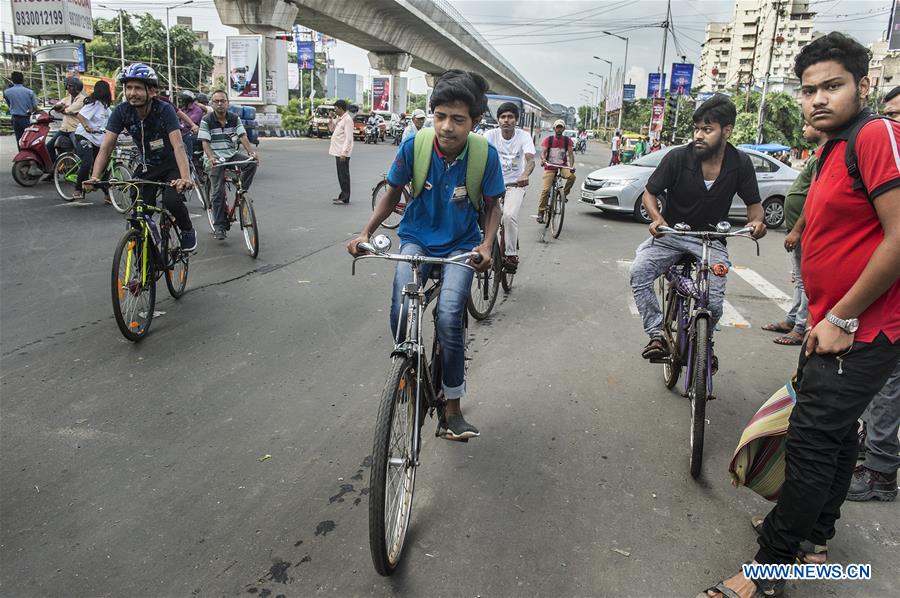 INDIA-KOLKATA-CAR FREE DAY