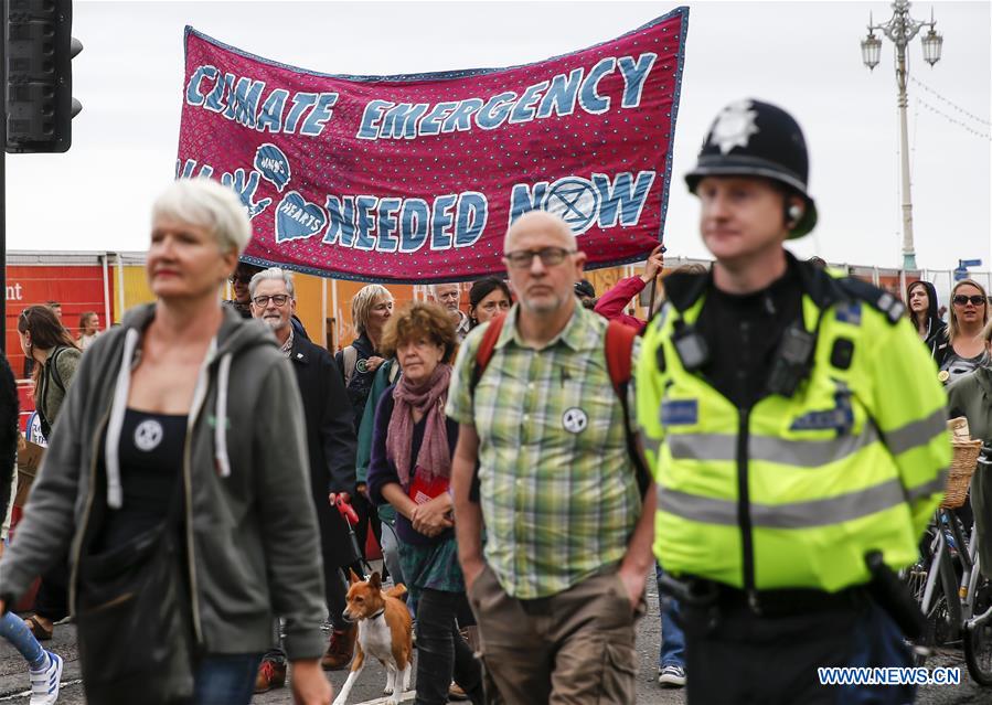 BRITAIN-BRIGHTON-CLIMATE CHANGE-MARCH