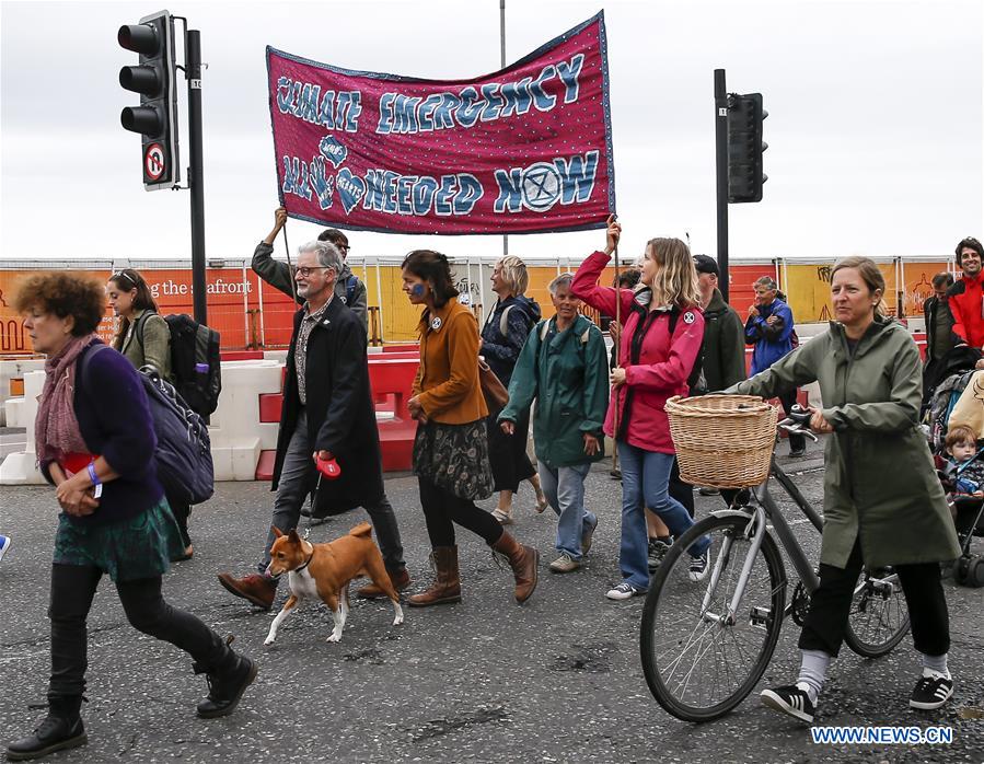 BRITAIN-BRIGHTON-CLIMATE CHANGE-MARCH