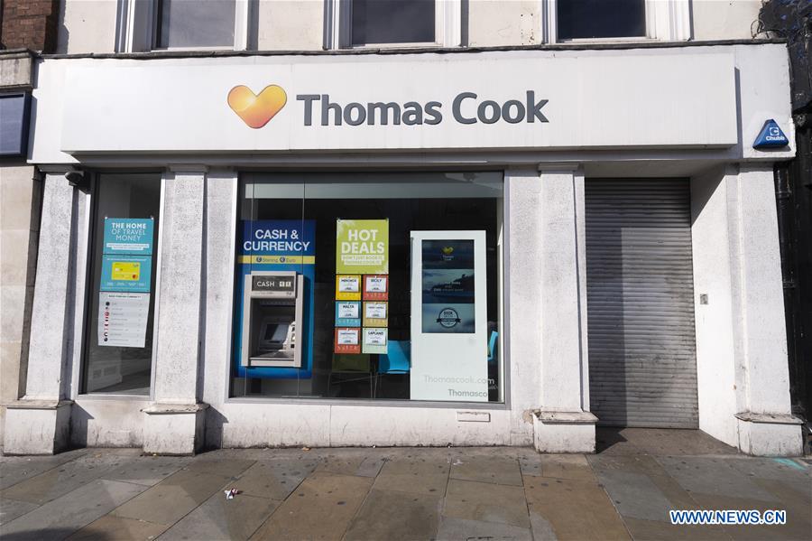 BRITAIN-LONDON-THOMAS COOK-COLLAPSE