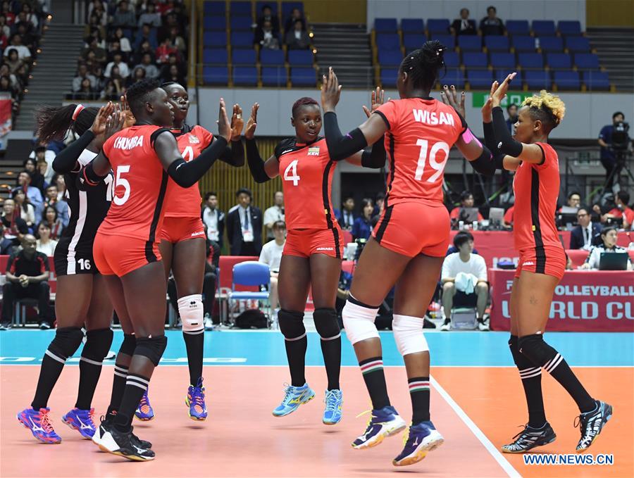 (SP)JAPAN-SAPPORO-VOLLEYBALL-WOMEN'S WORLD CUP-JPN VS KEN