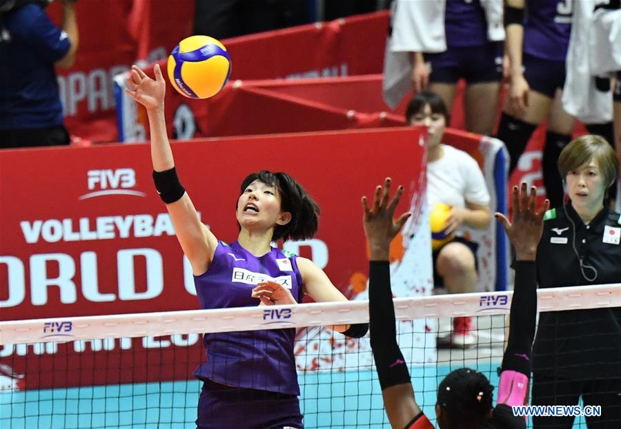 (SP)JAPAN-SAPPORO-VOLLEYBALL-WOMEN'S WORLD CUP-JPN VS KEN