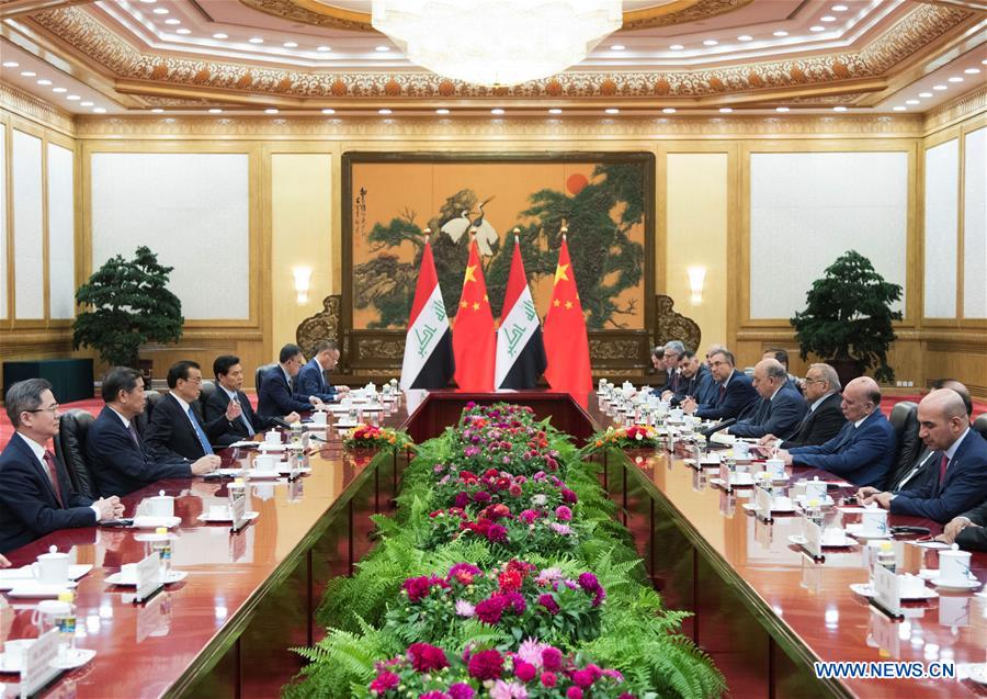 CHINA-BEIJING-LI KEQIANG-IRAQI PM-TALKS (CN)