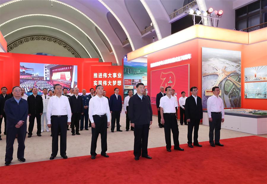 Xi Demands Hard Work Toward New Era Victory