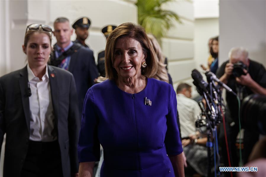 U.S.-WASHINGTON D.C.-PELOSI-IMPEACHMENT INQUIRY-TRUMP