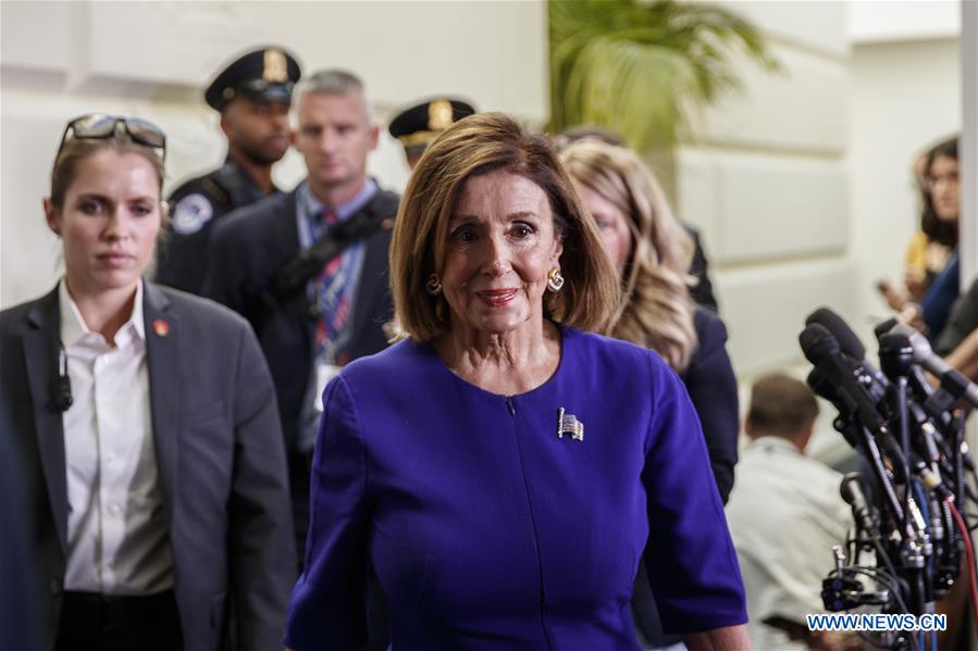 U.S.-WASHINGTON D.C.-PELOSI-IMPEACHMENT INQUIRY-TRUMP