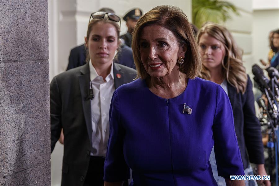U.S.-WASHINGTON D.C.-PELOSI-IMPEACHMENT INQUIRY-TRUMP