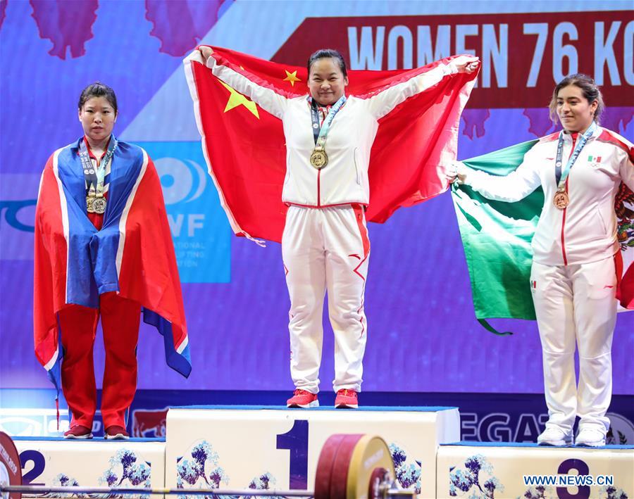 (SP)THAILAND-PATTAYA-WEIGHTLIFTING CHAMPIONSHIPS-WOMEN'S 76KG