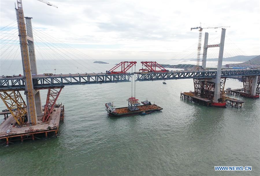 CHINA-FUJIAN-CROSS-SEA ROAD-RAIL BRIDGE-COMPLETION (CN)