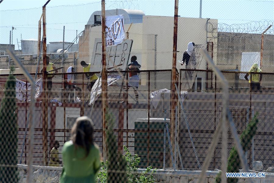 MALTA-SAFI-MIGRANTS-PROTEST