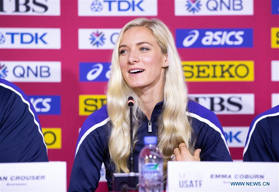 (SP)QATAR-DOHA-IAAF WORLD CHAMPIONSHIPS-U.S-PRESS CONFERENCE