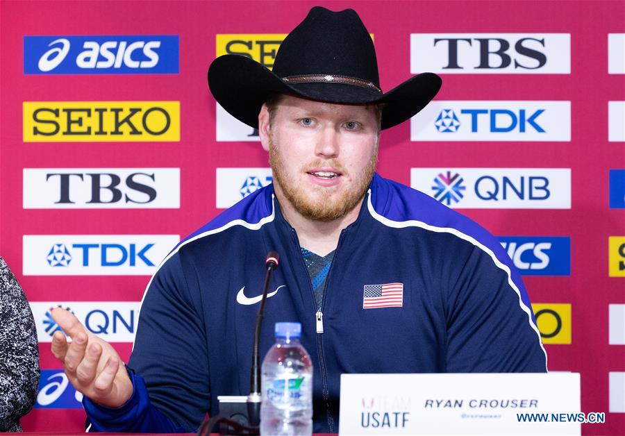 (SP)QATAR-DOHA-IAAF WORLD CHAMPIONSHIPS-U.S-PRESS CONFERENCE