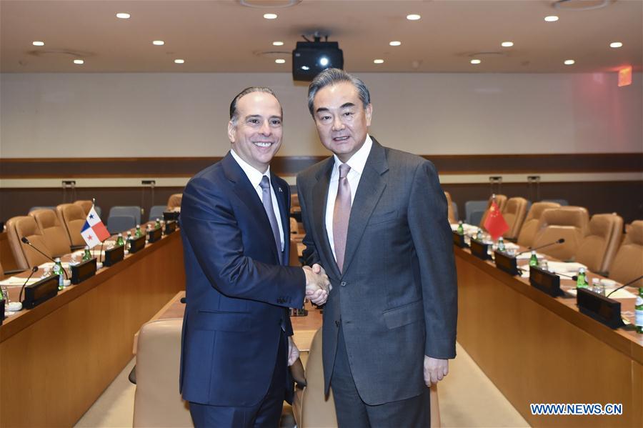 UN-CHINA-WANG YI-PANAMA-FM-MEETING