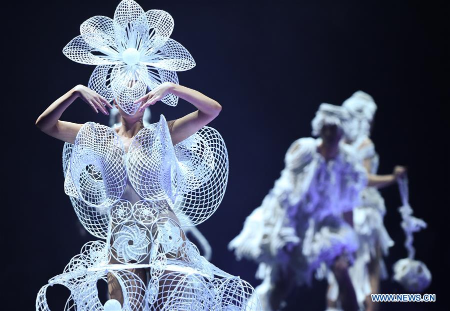 Creations presented during show of World of Wearable Art in New Zealand