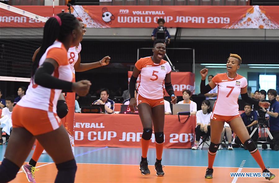 (SP)JAPAN-OSAKA-VOLLEYBALL-WOMEN'S WORLD CUP-KOR VS KEN