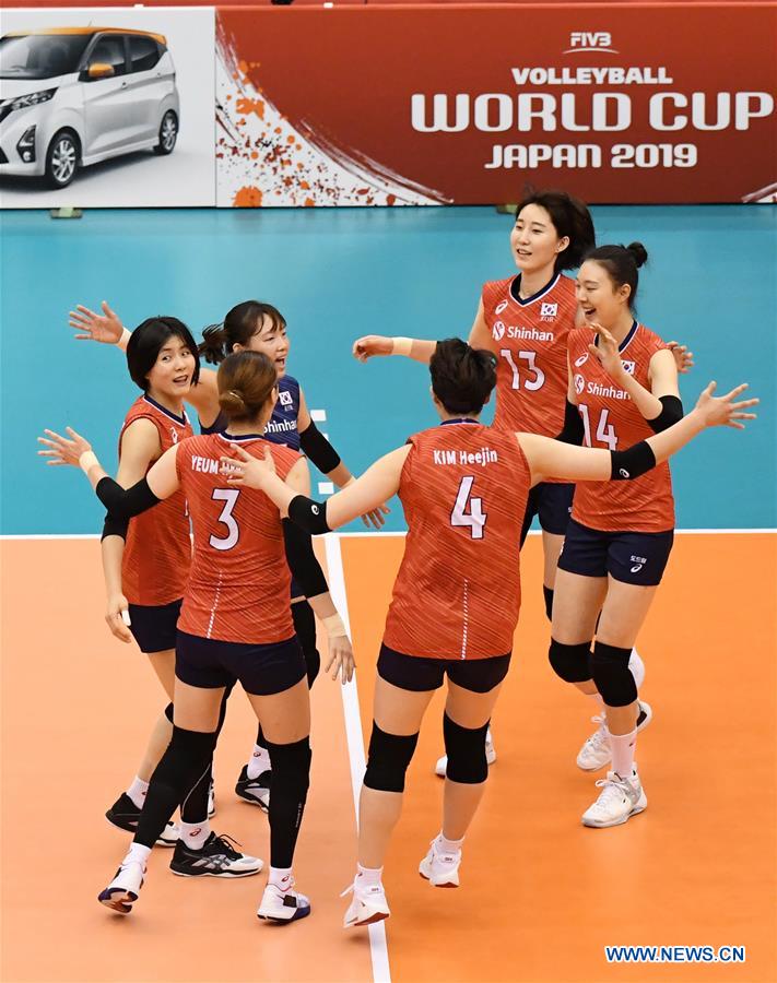 (SP)JAPAN-OSAKA-VOLLEYBALL-WOMEN'S WORLD CUP-KOR VS KEN
