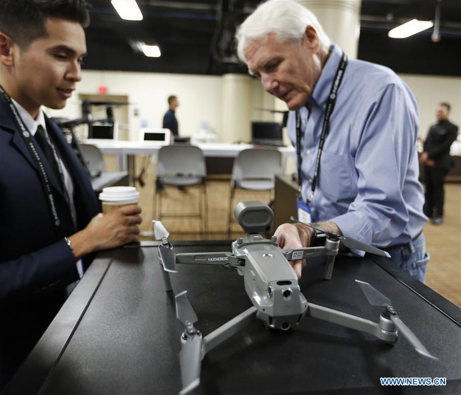 U.S.-LOS ANGELES-AIRWORKS CONFERENCE-DJI-DRONE