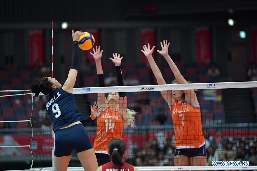 (SP)JAPAN-OSAKA-VOLLEYBALL-WOMEN'S WORLD CUP-CHN VS NED