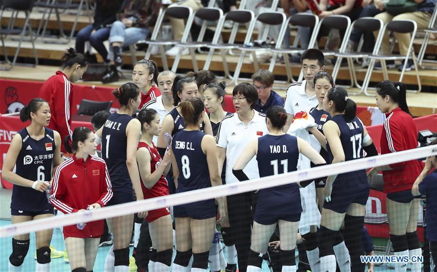 (SP)JAPAN-OSAKA-VOLLEYBALL-WOMEN'S WORLD CUP-CHN VS NED