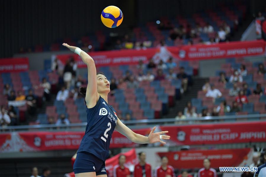 (SP)JAPAN-OSAKA-VOLLEYBALL-WOMEN'S WORLD CUP-CHN VS NED