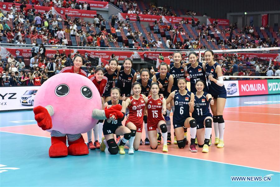 (SP)JAPAN-OSAKA-VOLLEYBALL-WOMEN'S WORLD CUP-CHN VS NED