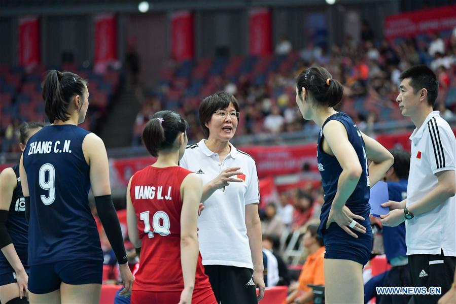 (SP)JAPAN-OSAKA-VOLLEYBALL-WOMEN'S WORLD CUP-CHN VS NED