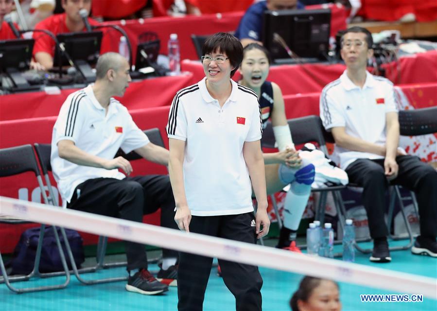 (SP)JAPAN-OSAKA-VOLLEYBALL-WOMEN'S WORLD CUP-CHN VS NED