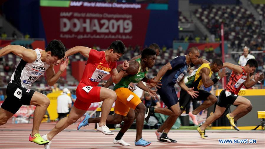 (SP)QATAR-DOHA-IAAF WORLD ATHLETICS CHAMPIONSHIPS-MEN'S 100M HEATS