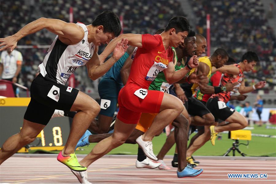 (SP)QATAR-DOHA-IAAF WORLD ATHLETICS CHAMPIONSHIPS-MEN'S 100M HEATS