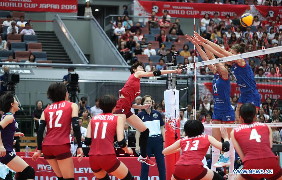 (SP)JAPAN-OSAKA-VOLLEYBALL-WOMEN'S WORLD CUP-JPN VS SRB