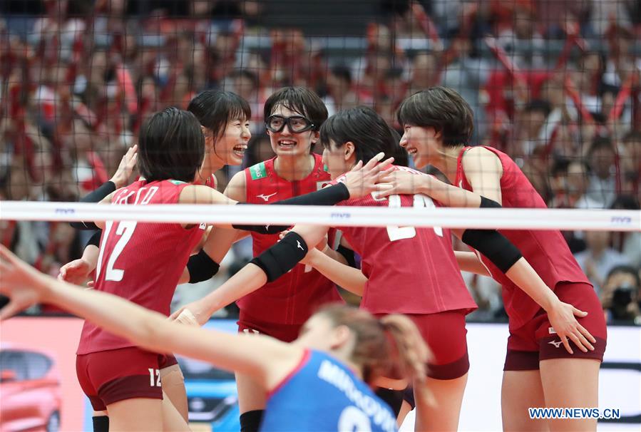 (SP)JAPAN-OSAKA-VOLLEYBALL-WOMEN'S WORLD CUP-JPN VS SRB