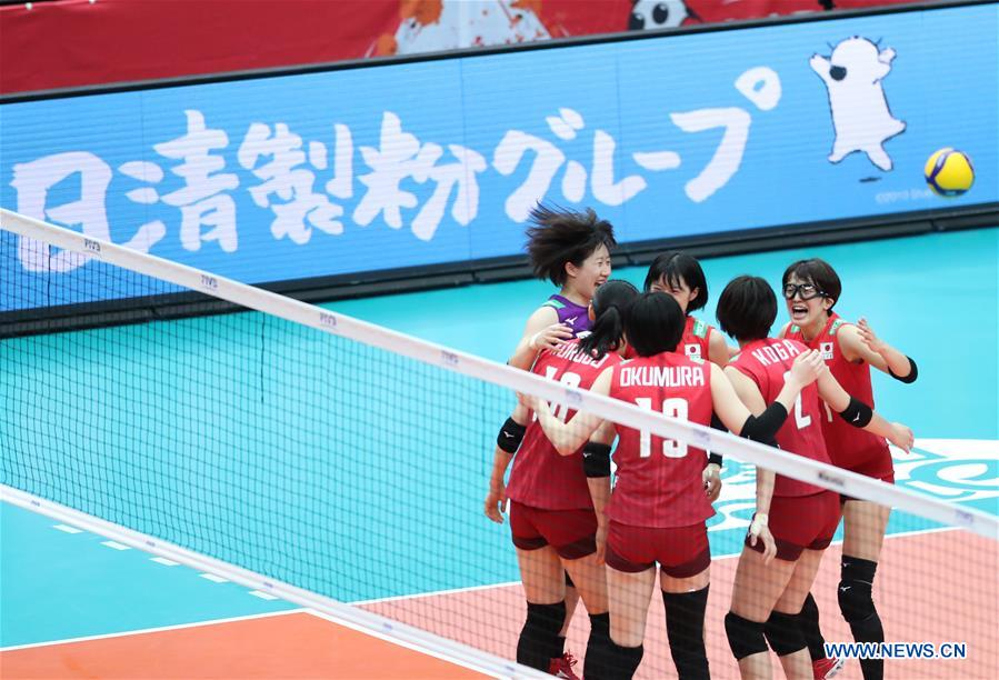 (SP)JAPAN-OSAKA-VOLLEYBALL-WOMEN'S WORLD CUP-JPN VS SRB